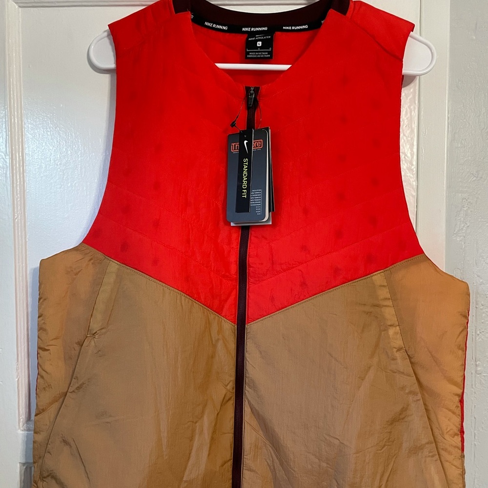 Nike AeroLayer Reflective Running Repel Vest Sz L